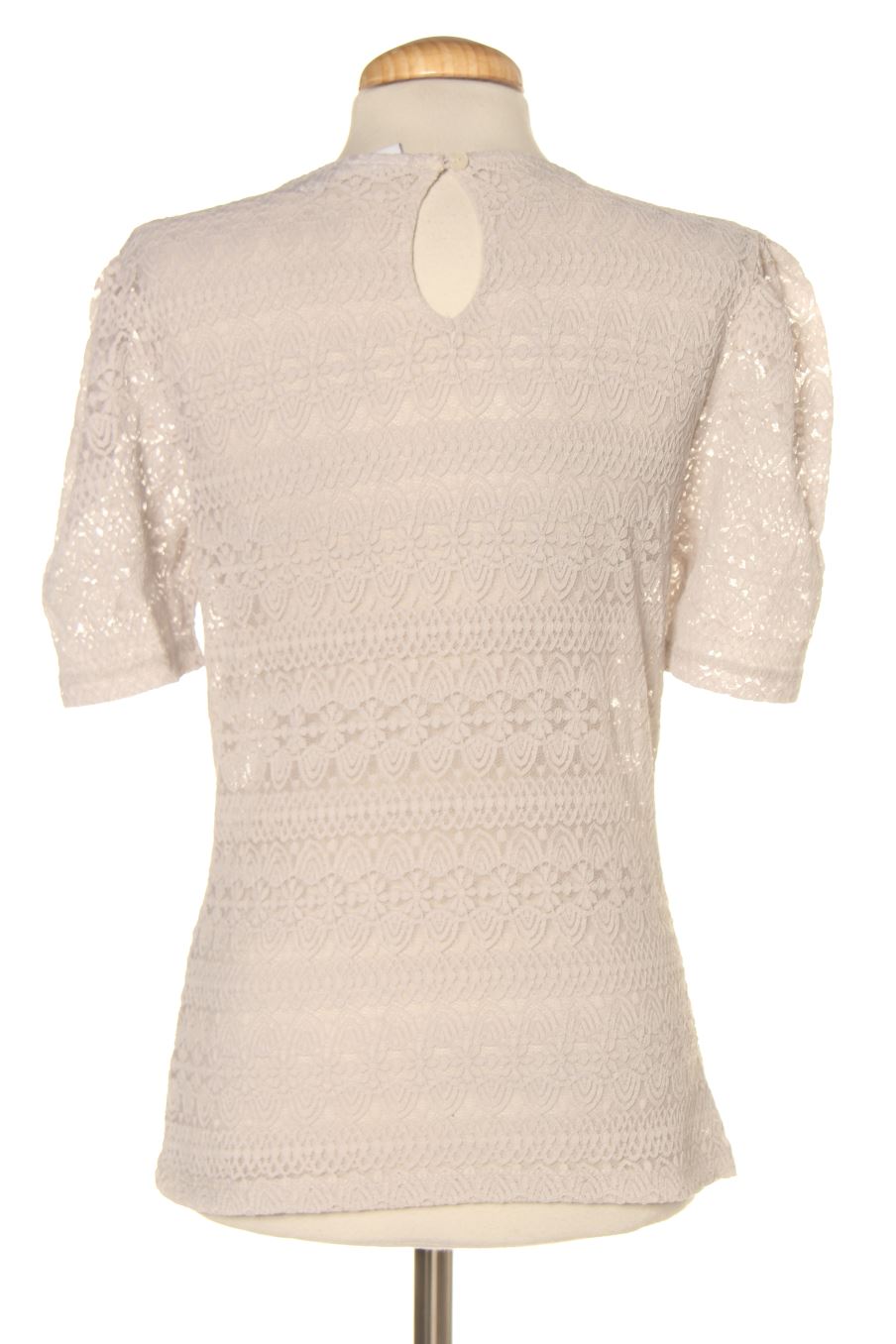 Blouse à manches courtes Vila de la taille L, de couleur gris