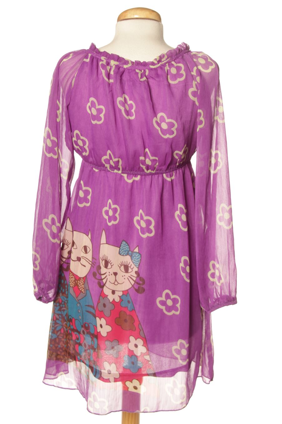 Einfaches Kleid von VEGAS COLLECTION Größe M, Farbe Violett, für