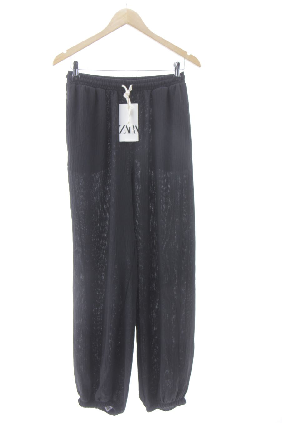Pantalón Casual de Zara de la talla S, de color negro