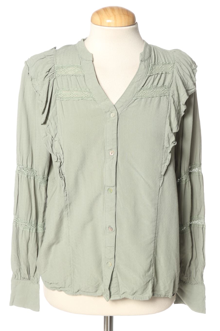 Blouse à manches longues BONOBO de la taille M, de couleur vert