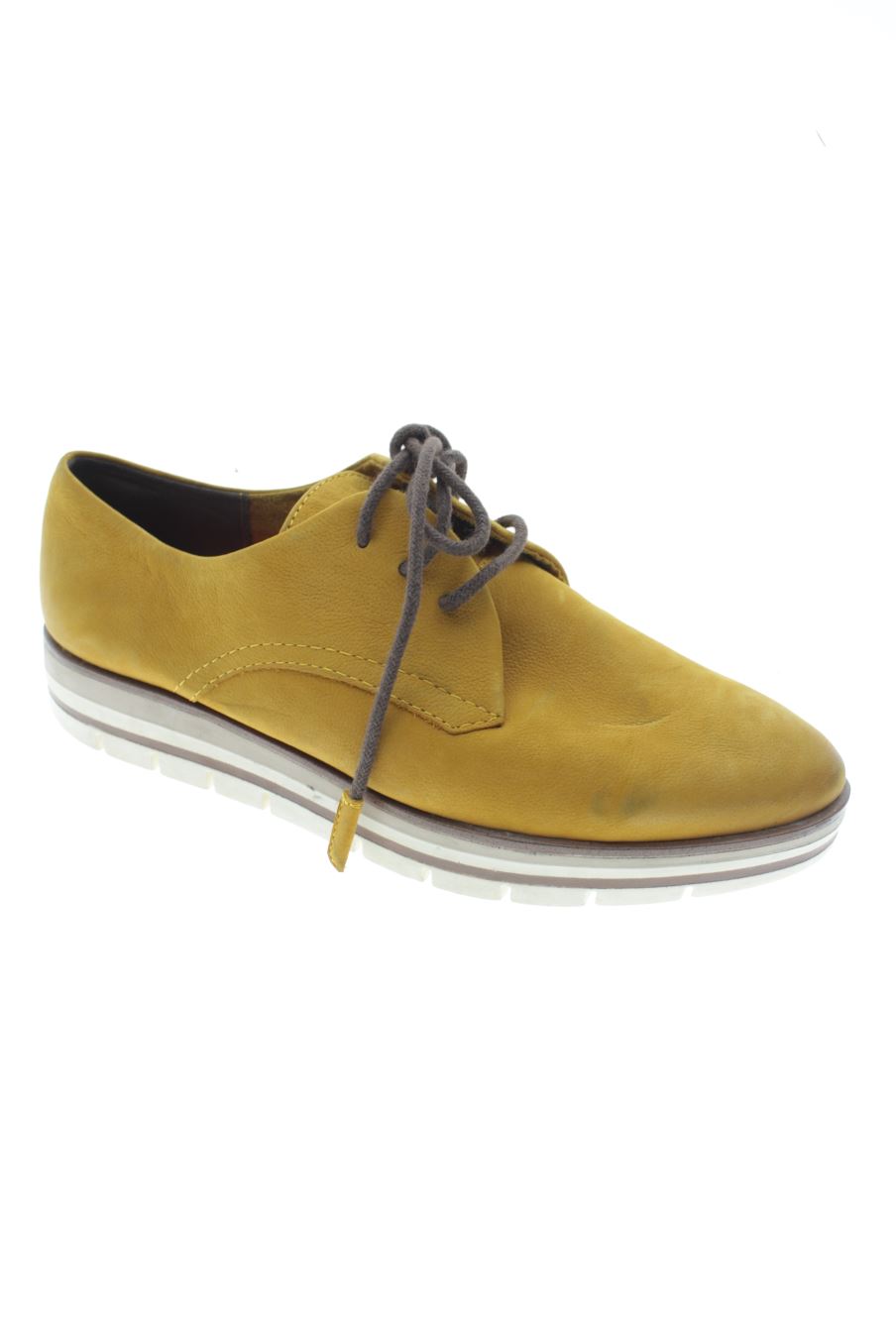 Zapatos planos de Marco Tozzi de la talla 40, de color mostaza de
