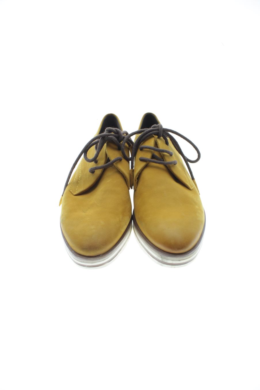 Zapatos planos de Marco Tozzi de la talla 40, de color mostaza de