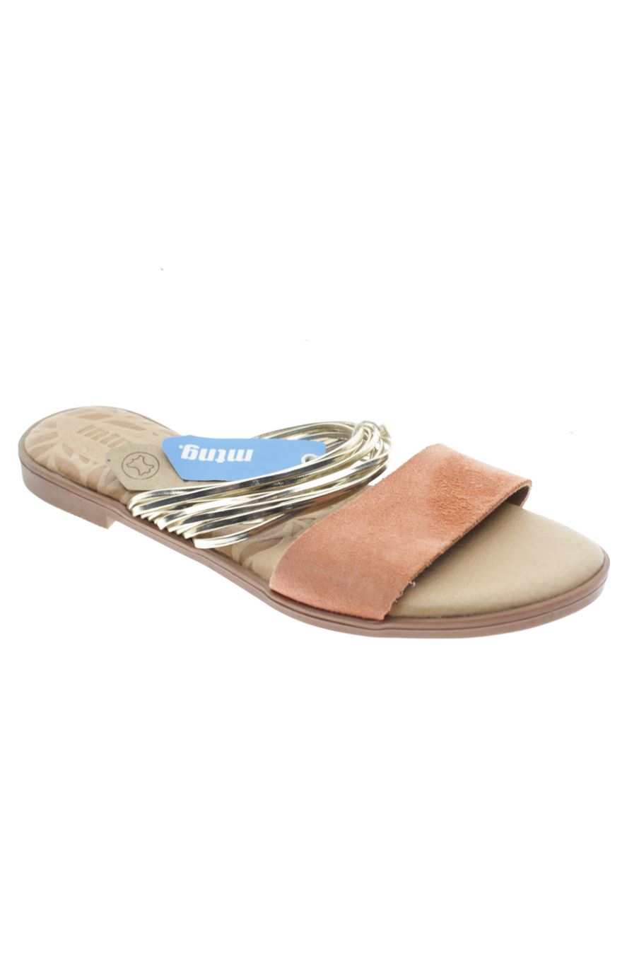 Sandalias planas de Mtng de la talla 38, de color naranja de