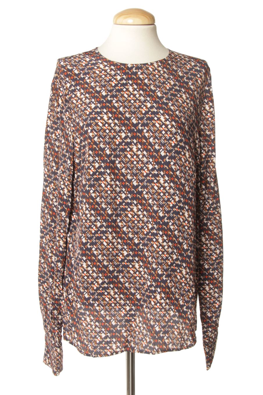 Blusa de manga larga de Dolores Promesas de la talla 40, de color estampado