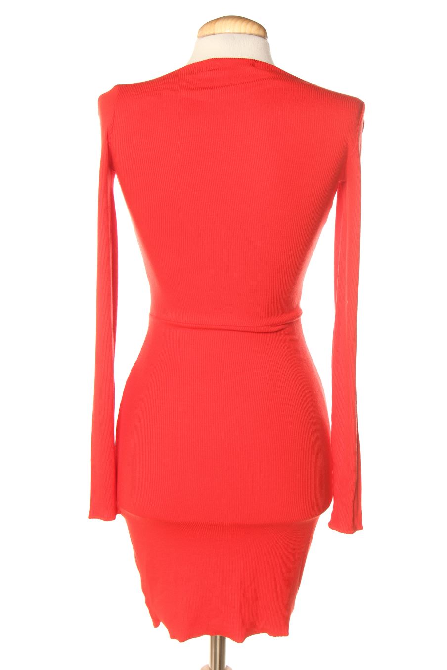 Vestido casual de FB sister de la talla XXS, de color rojo