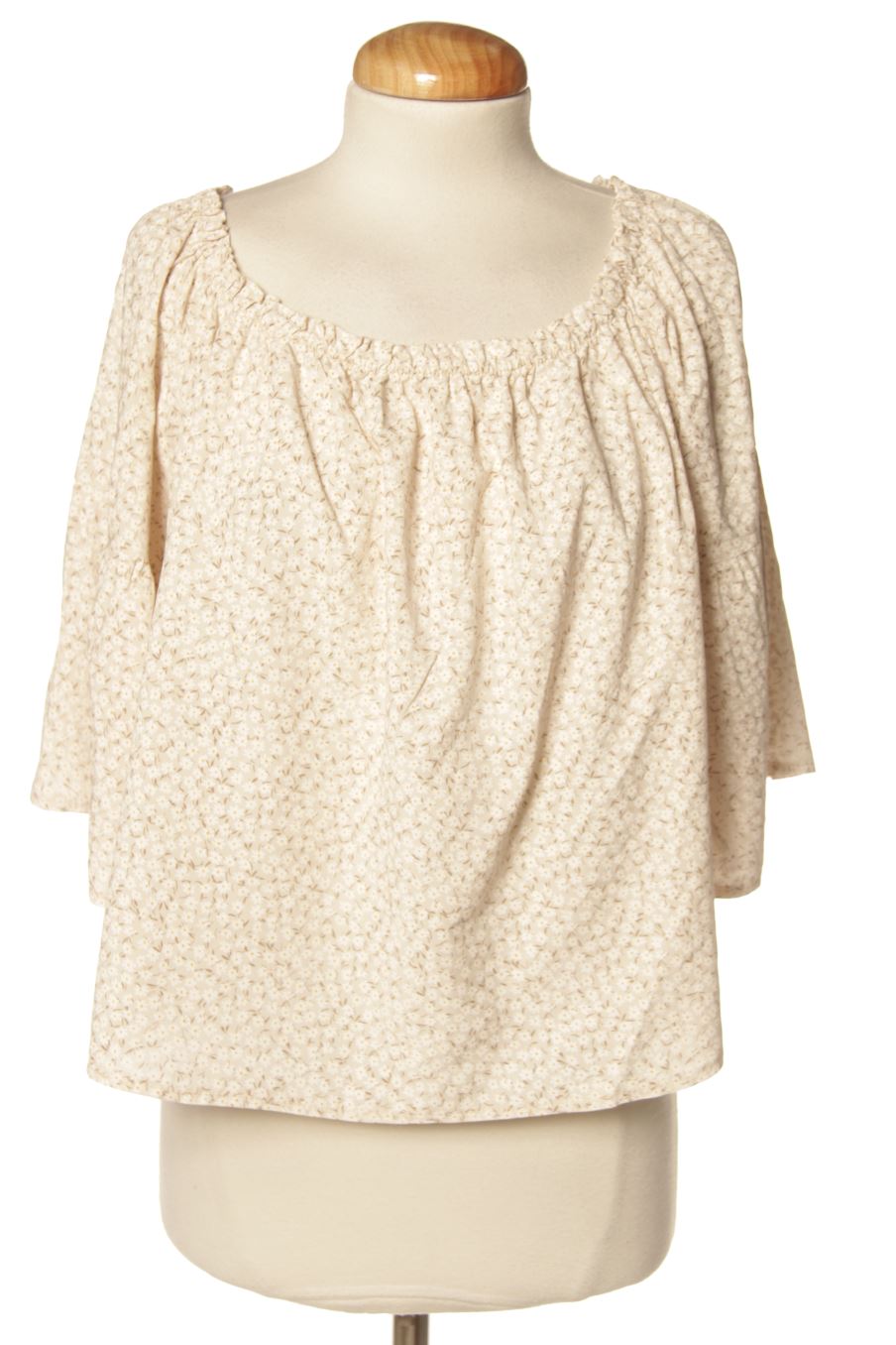 Blouse à manches courtes Made in italy de la taille L, de couleur fleurs
