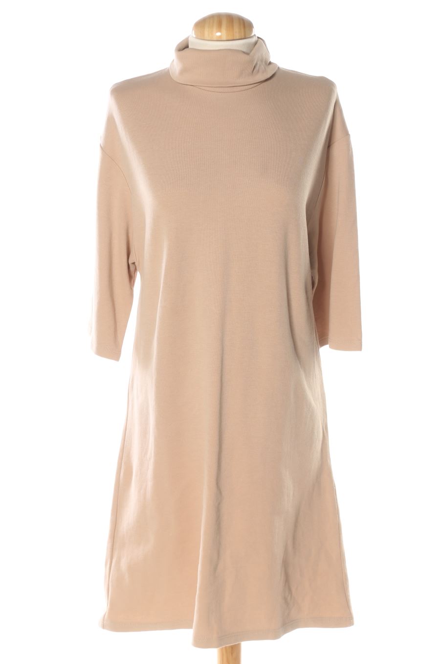 Robe casual Zara de la taille S, de couleur beige