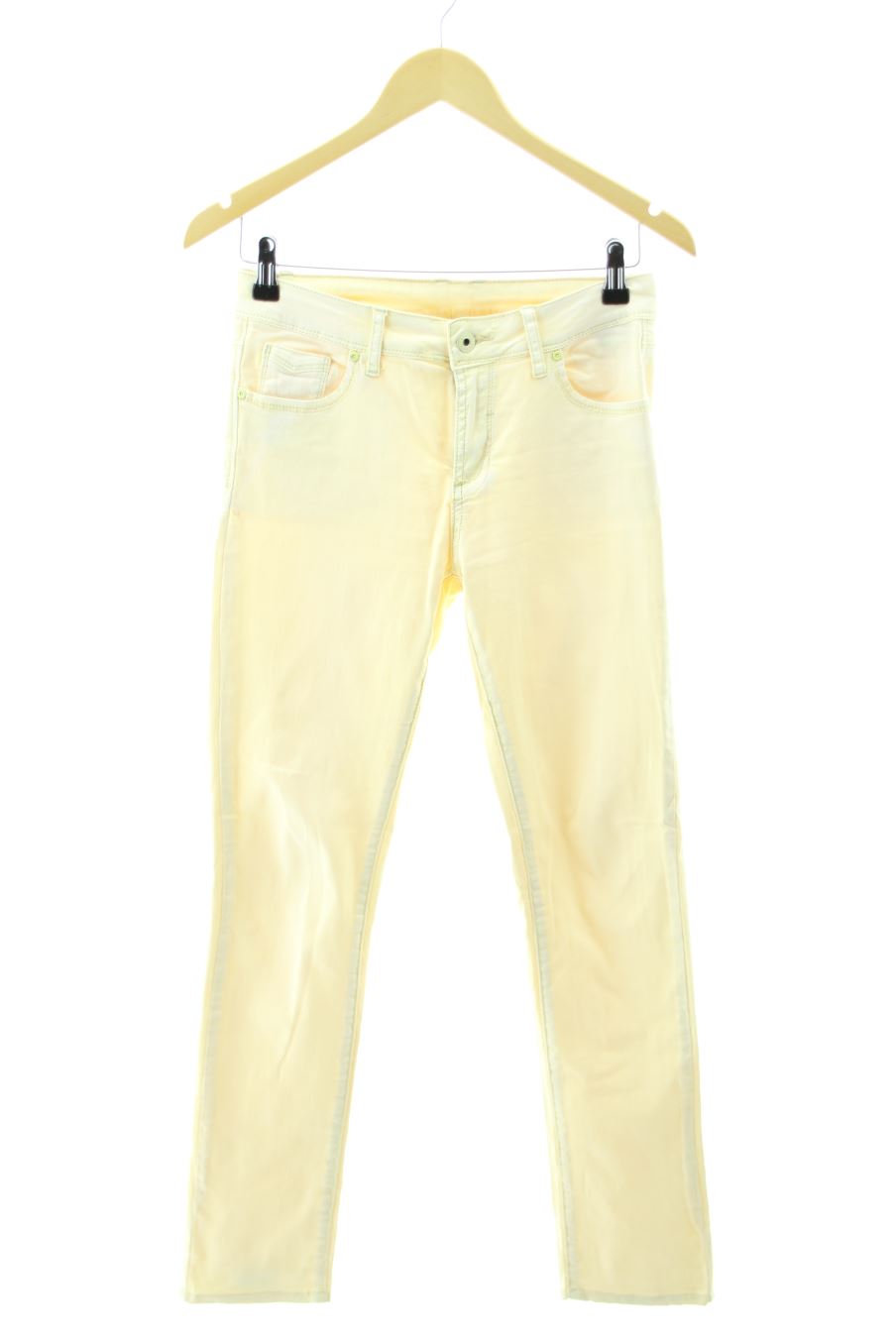 Vaqueros de onado de la talla M, de color amarillo de ropa vaquera