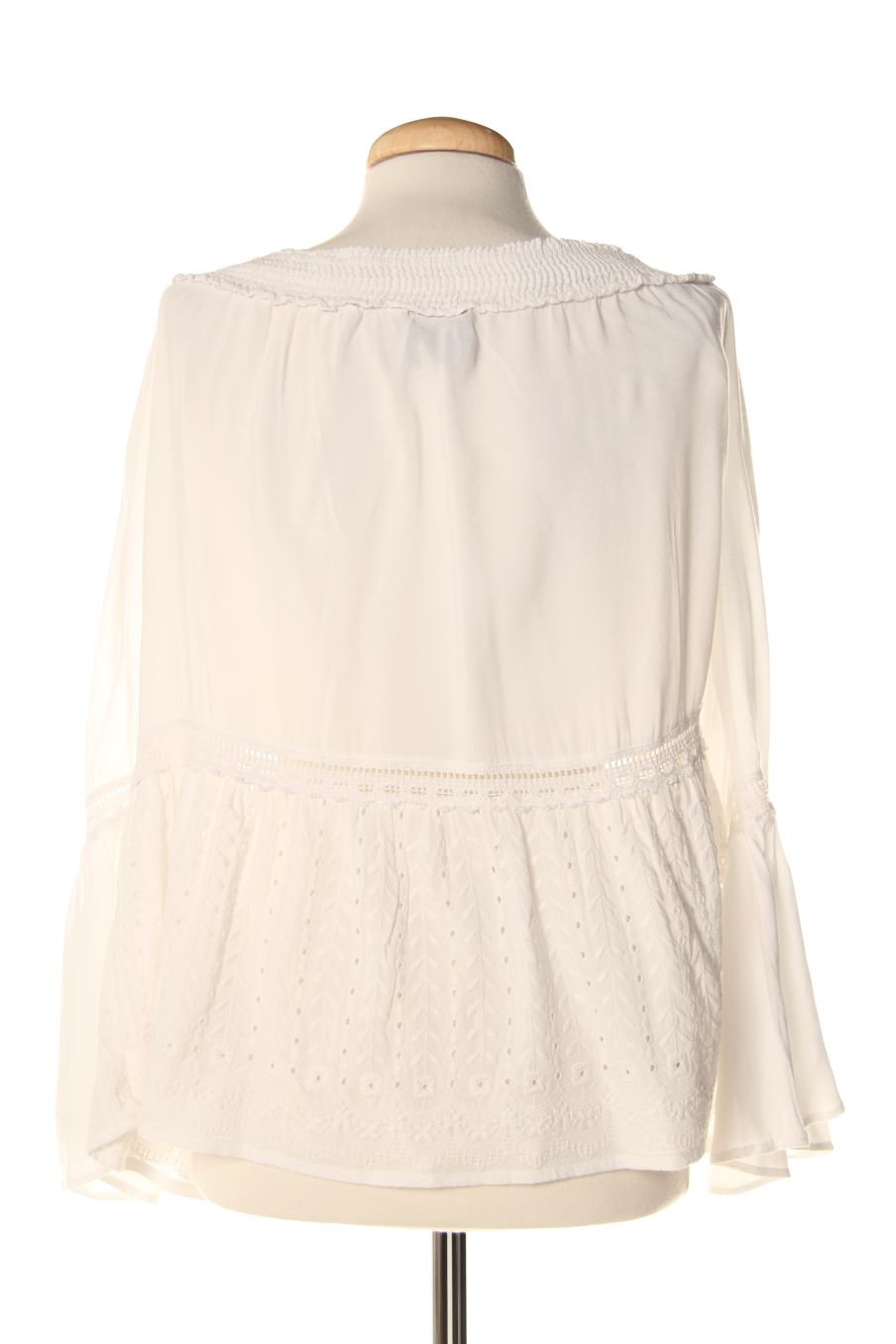 Langärmelige Bluse von Vero moda Größe M, Farbe Weiss, für