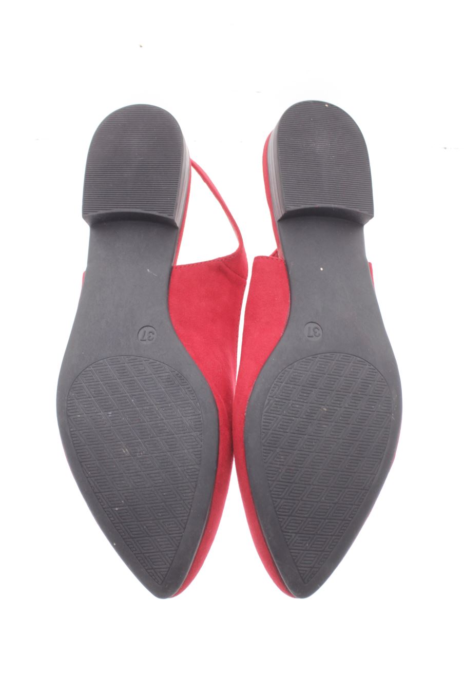 Sandalias planas de Graceland de la talla 37, de color rojo de