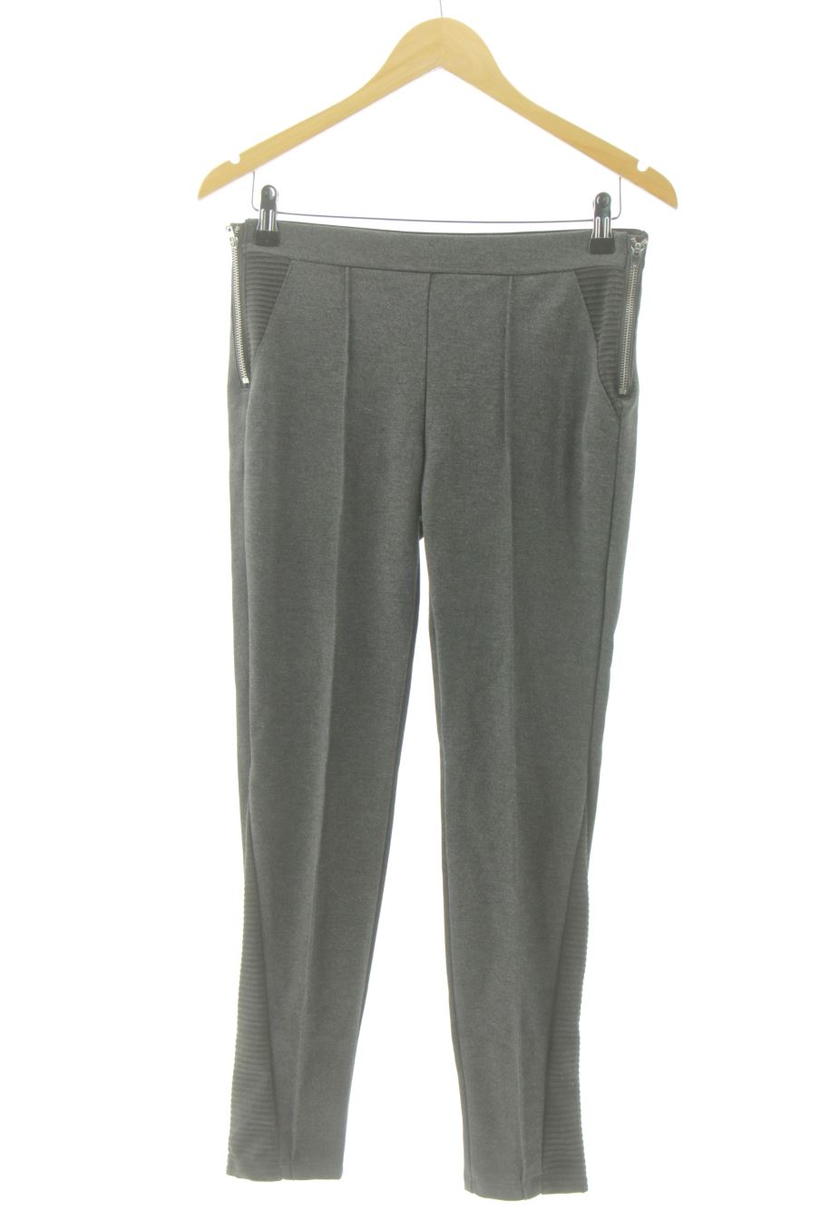 Pantalon Casual Pull & Bear de la taille L, de couleur gris