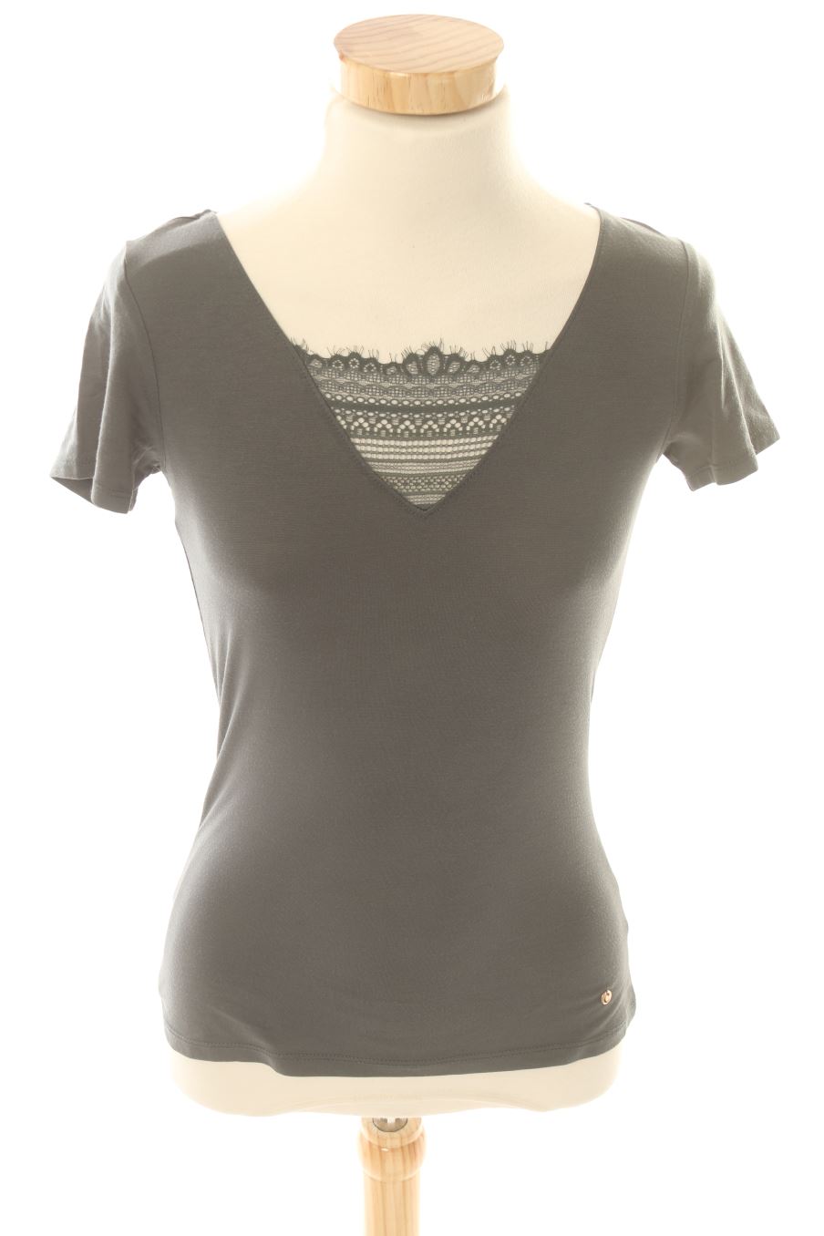 T-shirt Camaieu de la taille XS, de couleur vert
