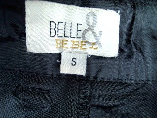 Shorts Belle & rebel de la taille S, de couleur noir