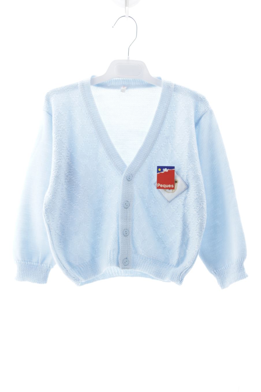 Gilet manches longues Peques de la taille 5 ans avec une étiquette