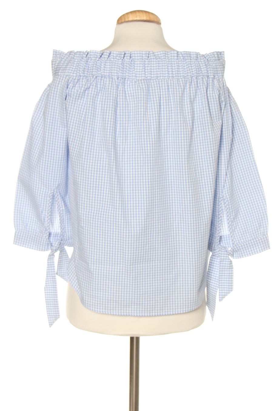 Blusa de manga larga de H&M de la talla 34, de color cuadros
