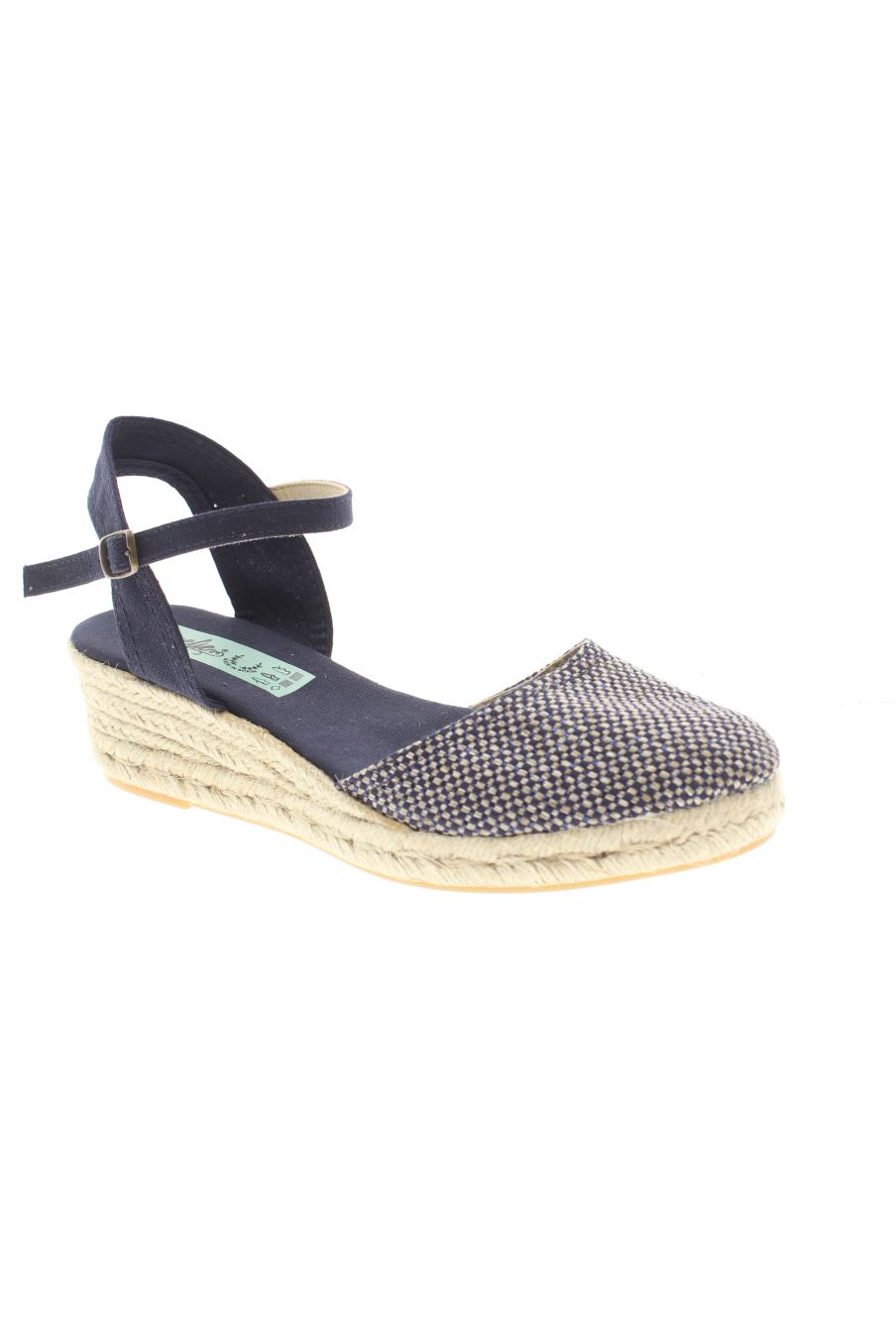Sandalias tacon de AMÉLIE de la talla 39, de color azul marino de