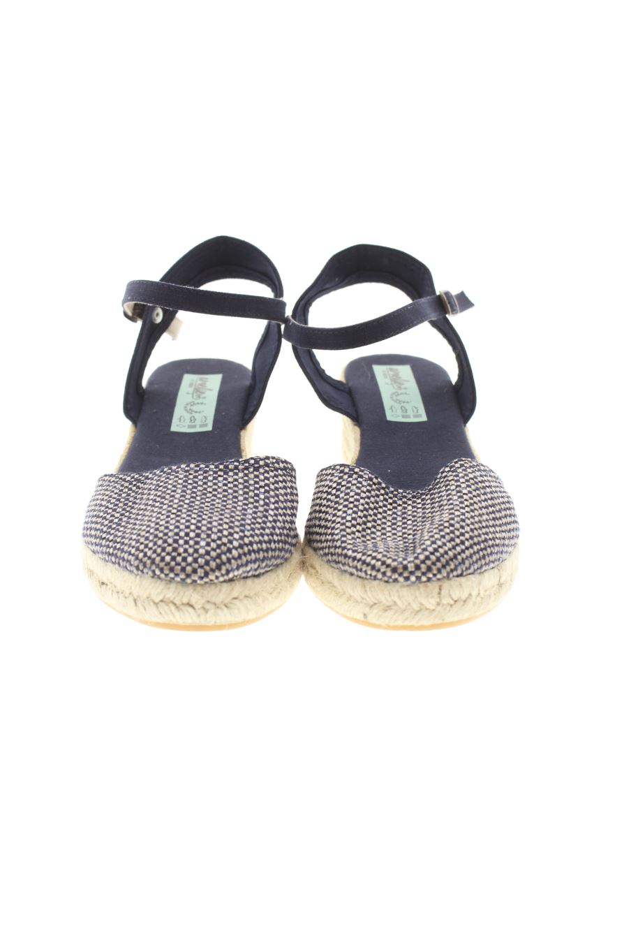 Sandalias tacon de AMÉLIE de la talla 39, de color azul marino de