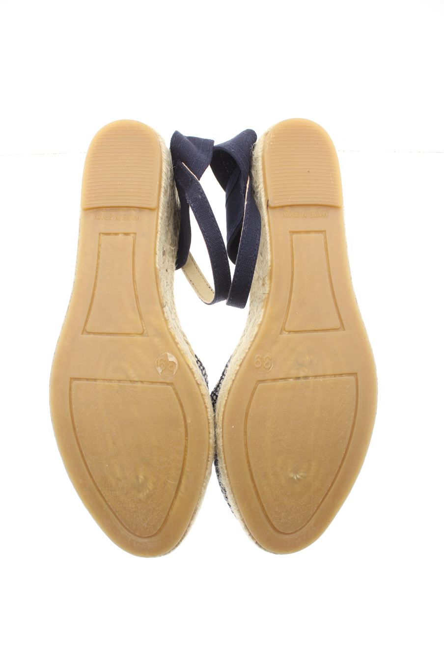 Sandalias tacon de AMÉLIE de la talla 39, de color azul marino de