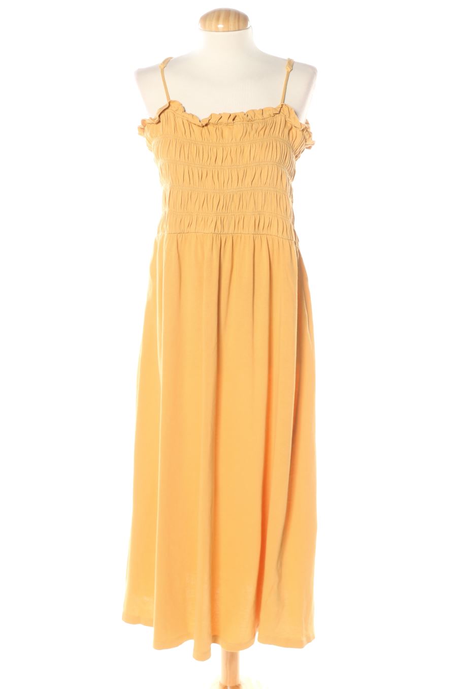 Vestido casual de H&M de la talla L, de color amarillo