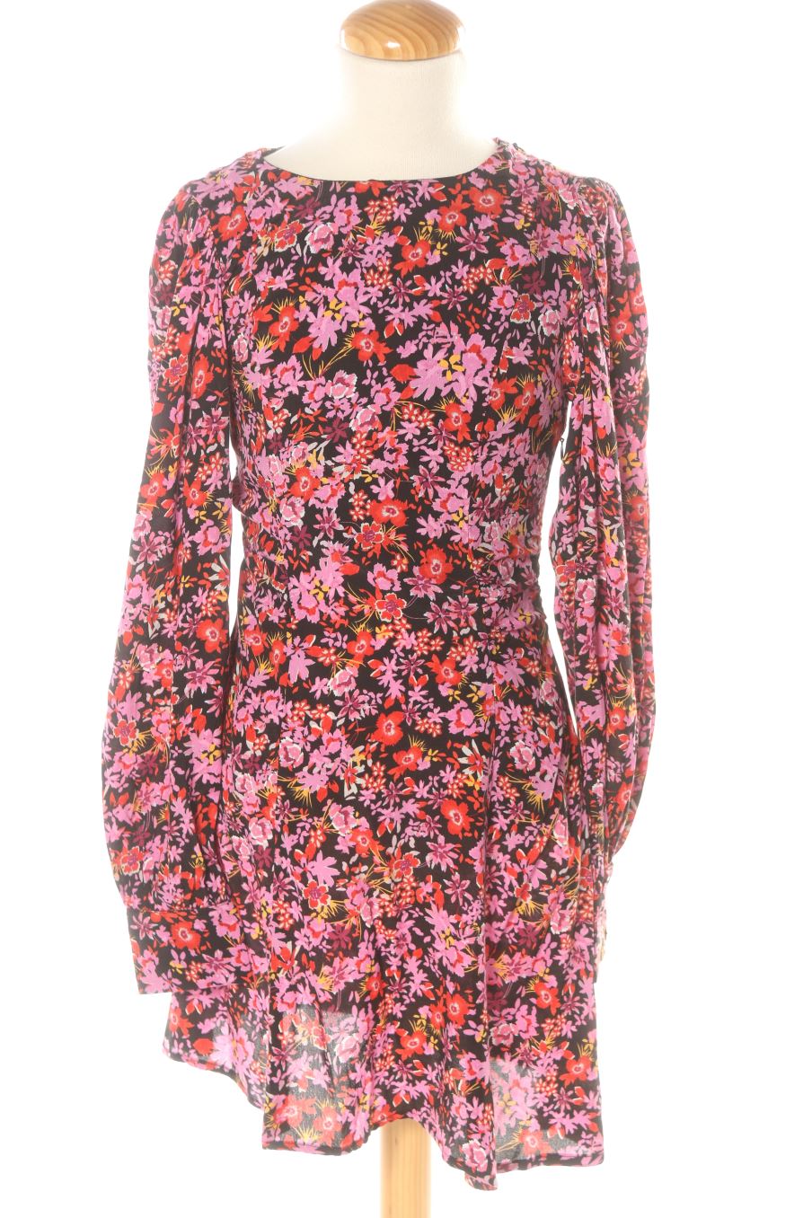 Einfaches Kleid von Zara Größe XS, Farbe Rosa, für