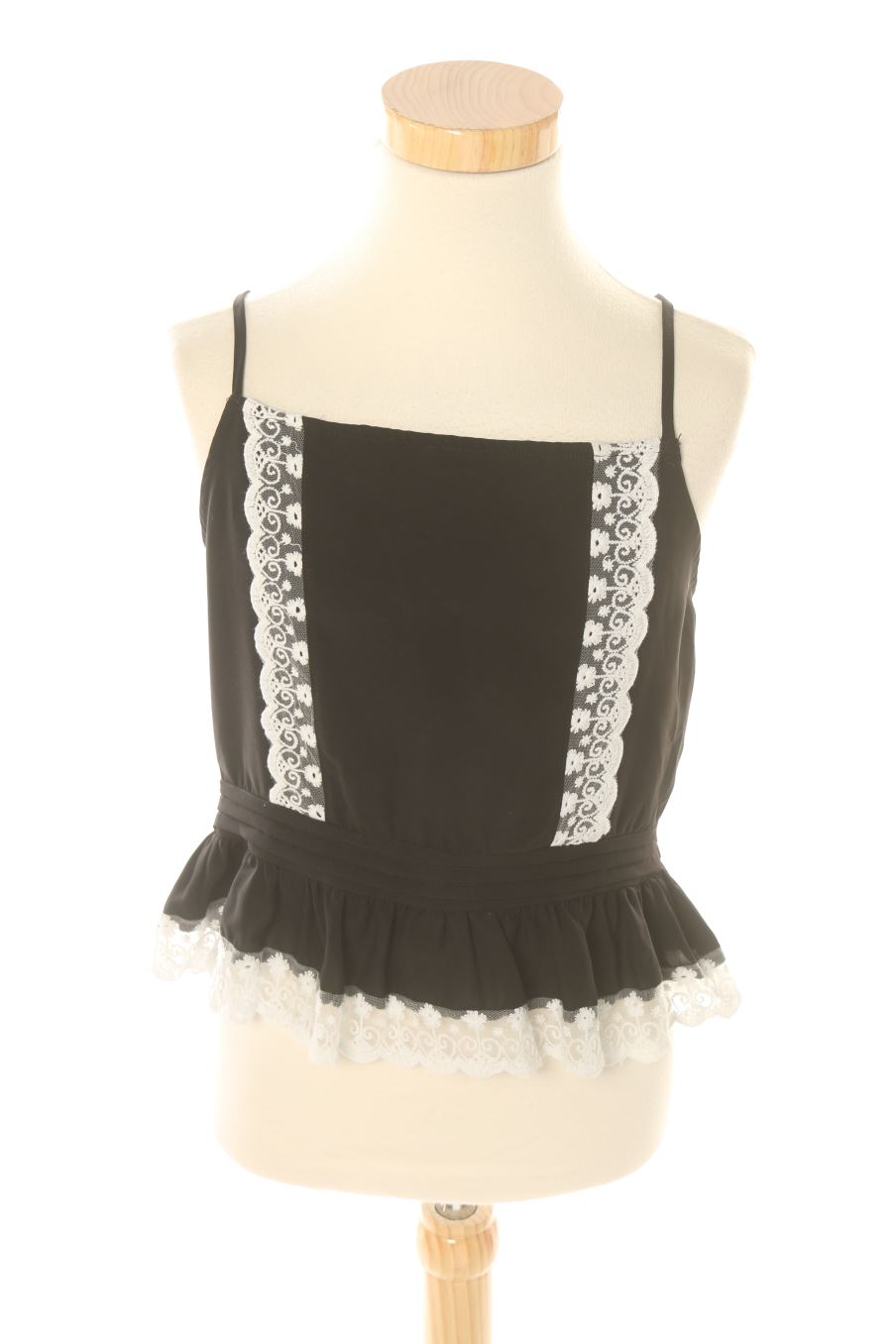 Top de kling de la talla XS, de color negro