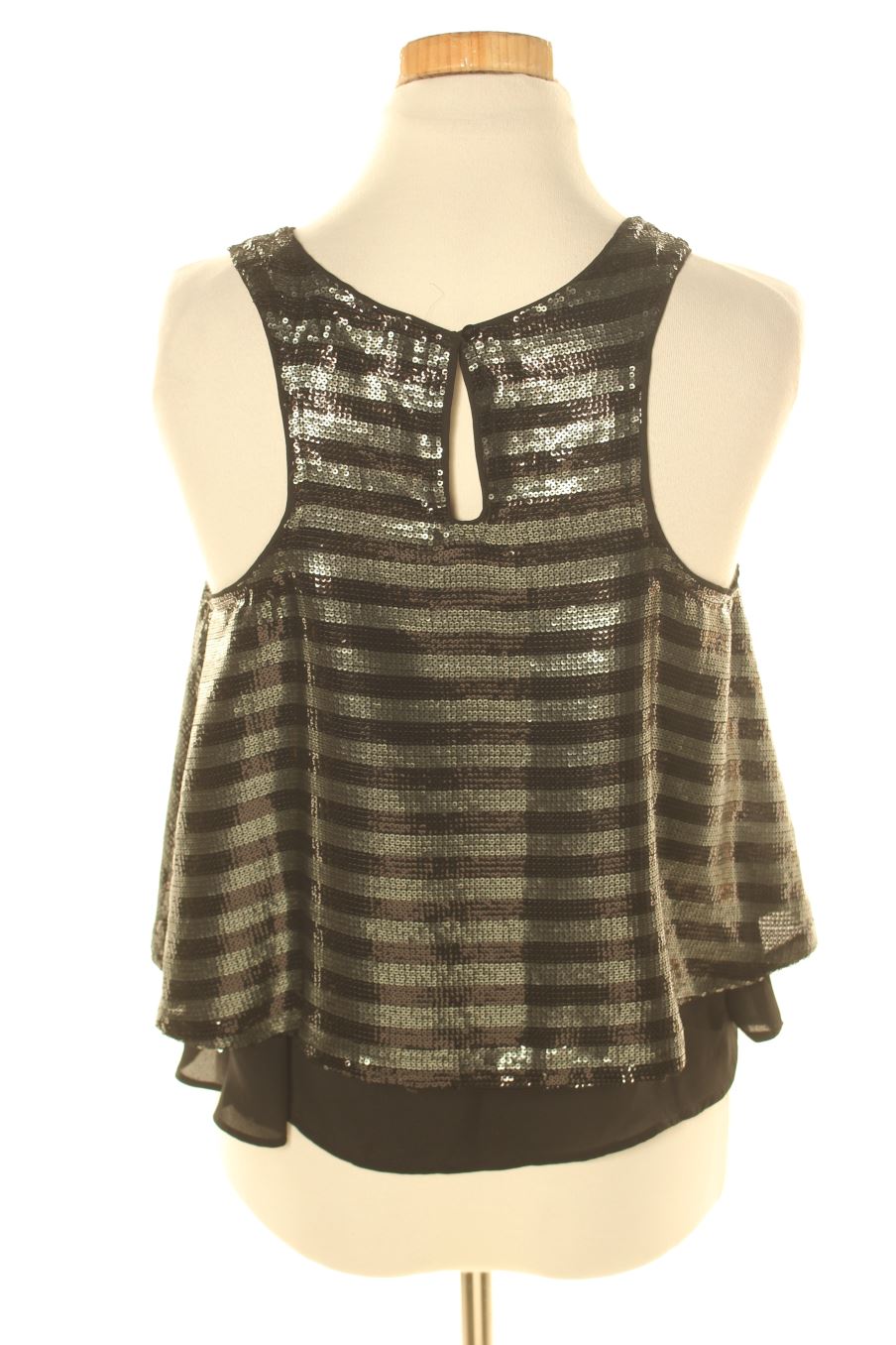 Top de Stradivarius de la talla S, de color negro