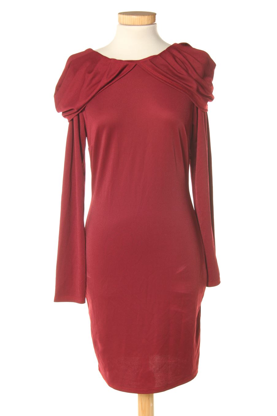 Robe casual Made in italy de la taille M, de couleur bordeaux