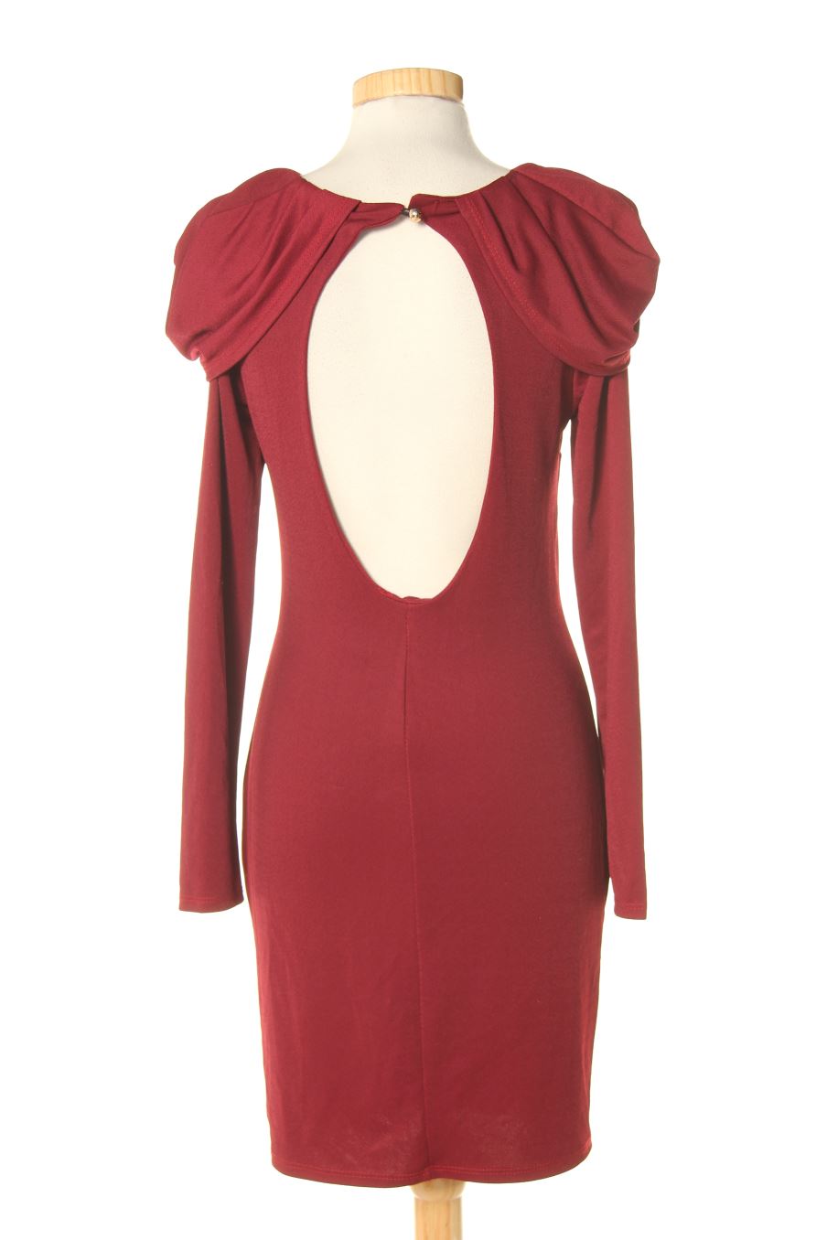 Robe casual Made in italy de la taille M, de couleur bordeaux