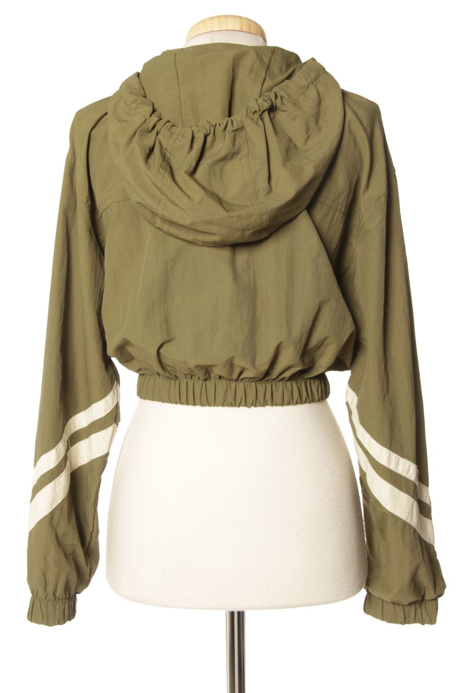 Sudadera de Bershka de la talla XS, de color verde