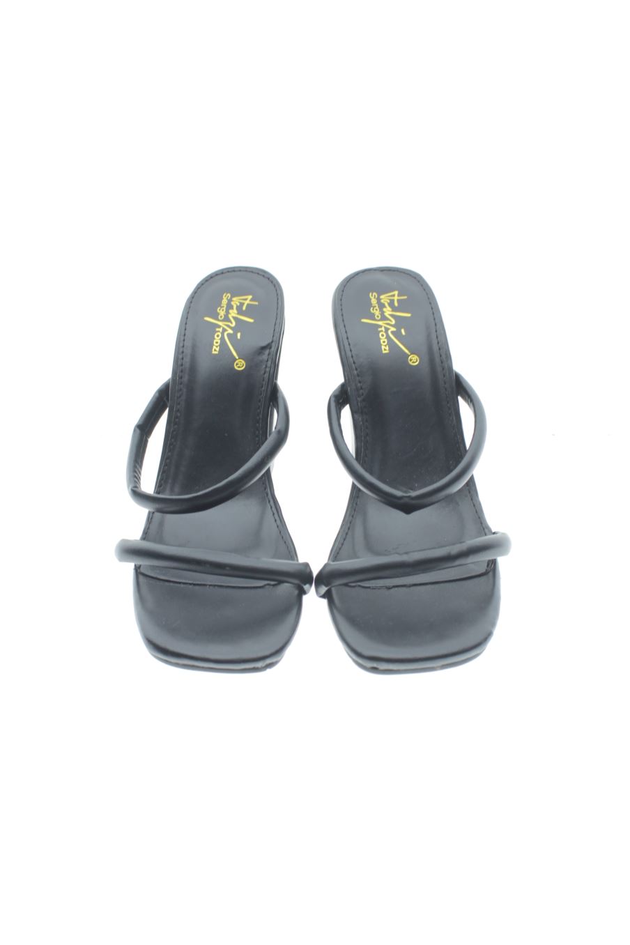 Sandalias tacon de SERGIO TODZI de la talla 36, de color negro de