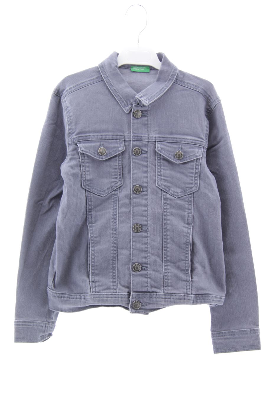 Cazadora de Benetton de la talla 8 años de denim de segunda mano