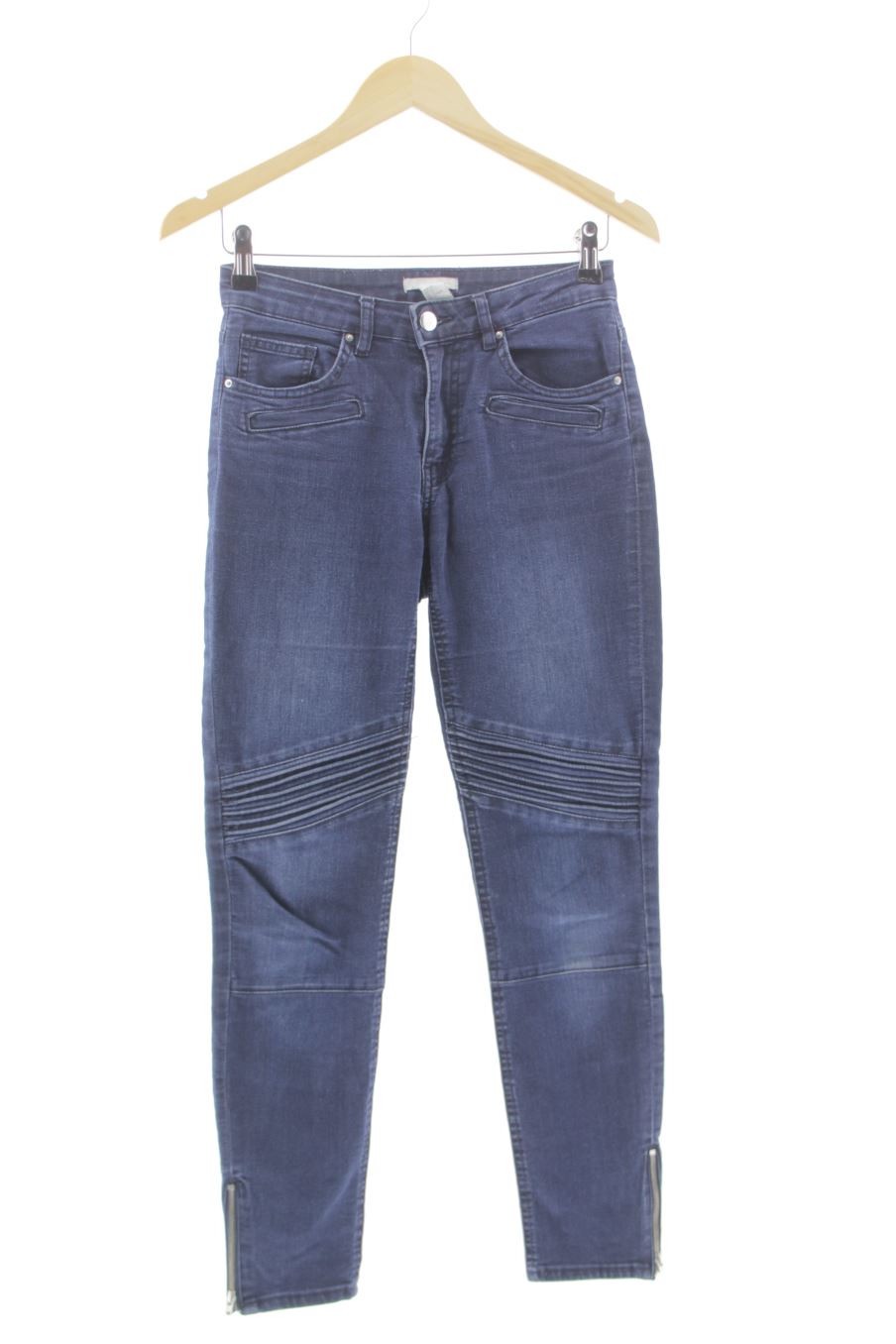 Jeans H&M de la taille 36, de couleur bleu de denim