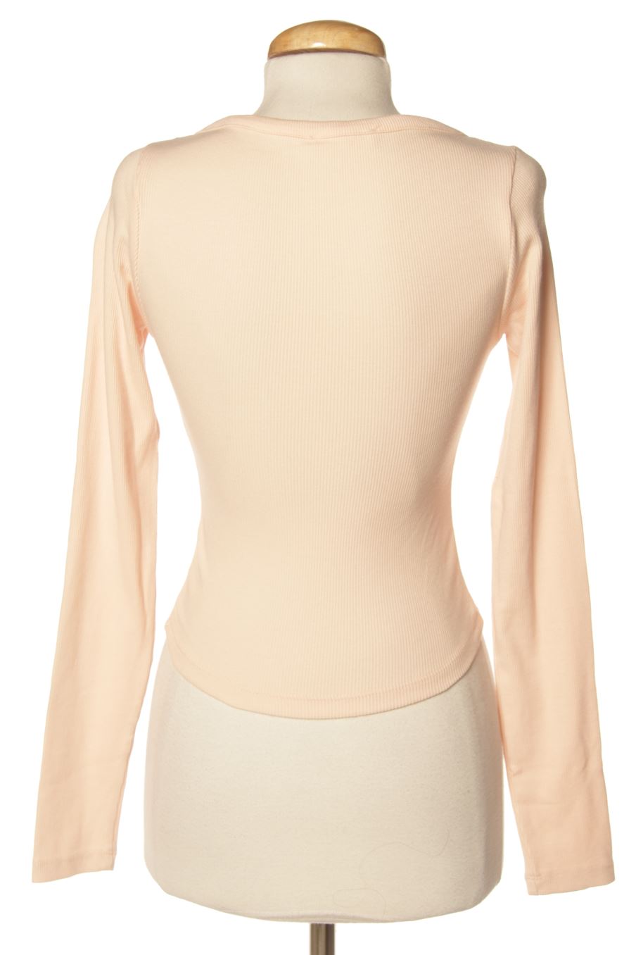 T-shirt à manches longues Stradivarius de la taille XS, de couleur rose