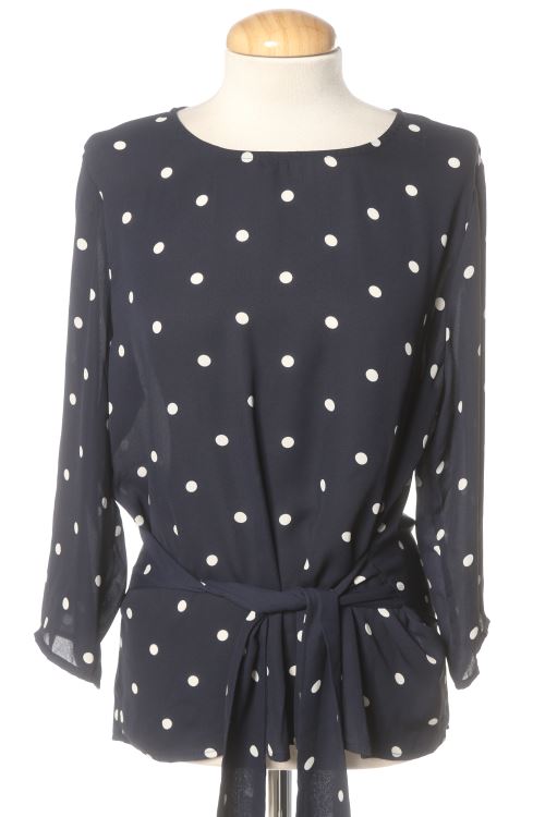 Blusa a maniche lunghe
