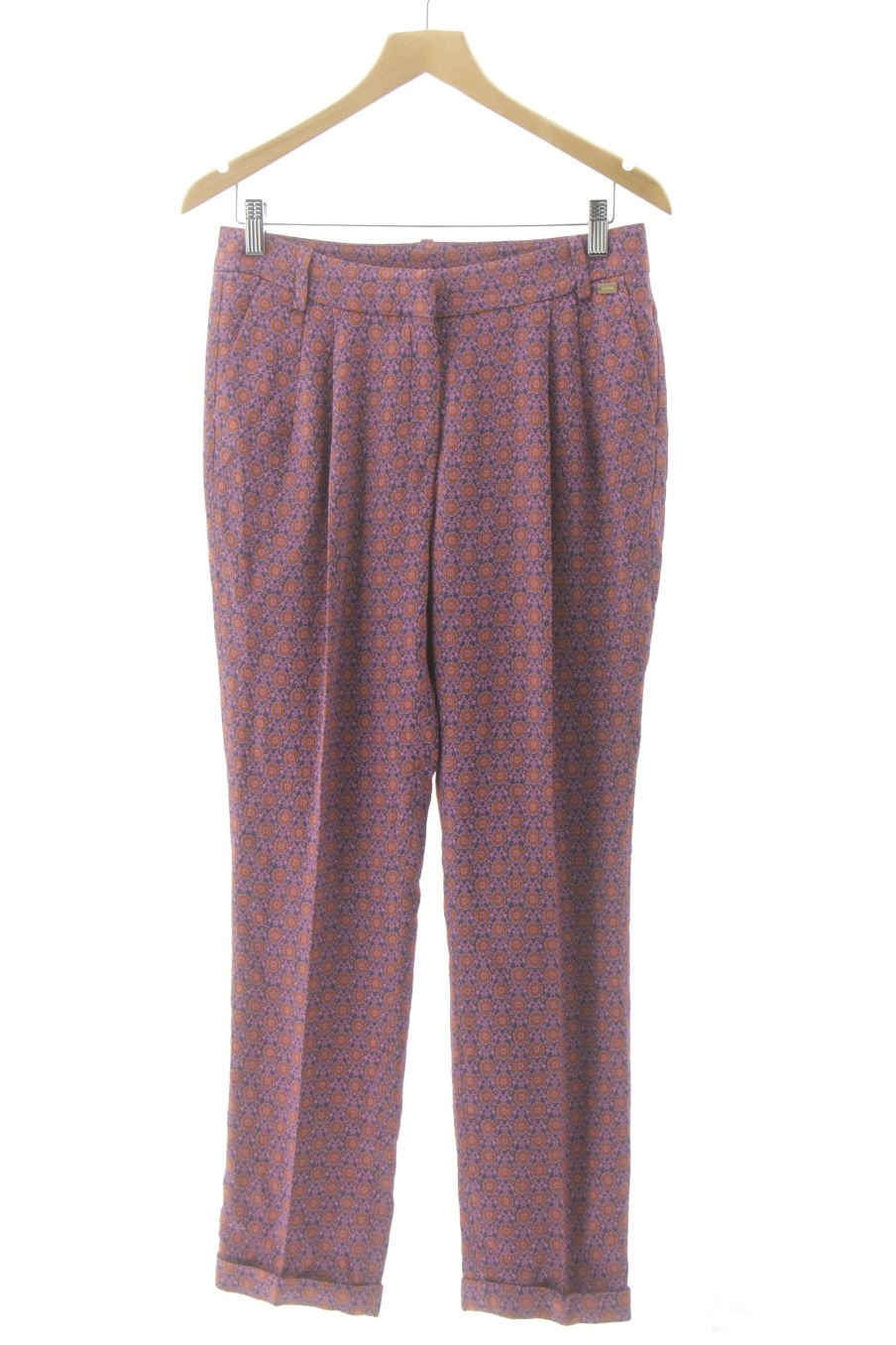 Pantalon Uterqüe de la taille 38, de couleur imprimés