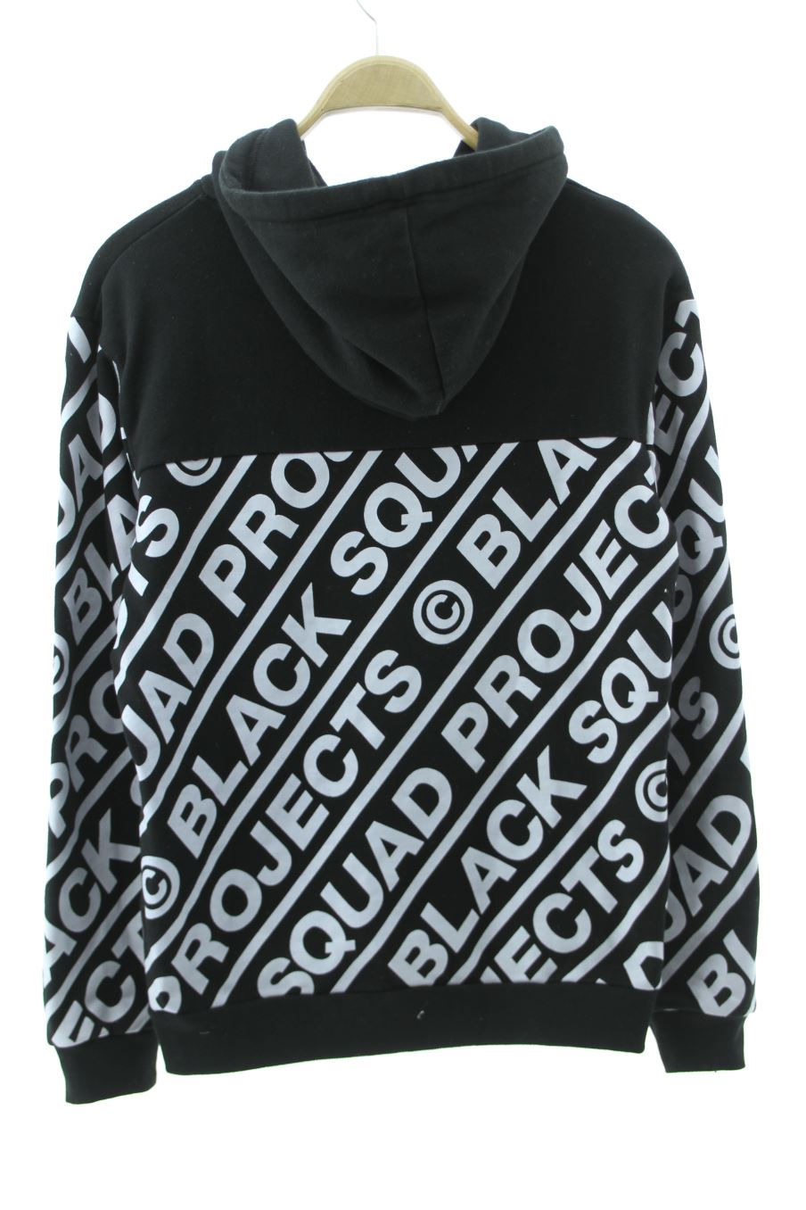 Black squad project hoodie hotsell