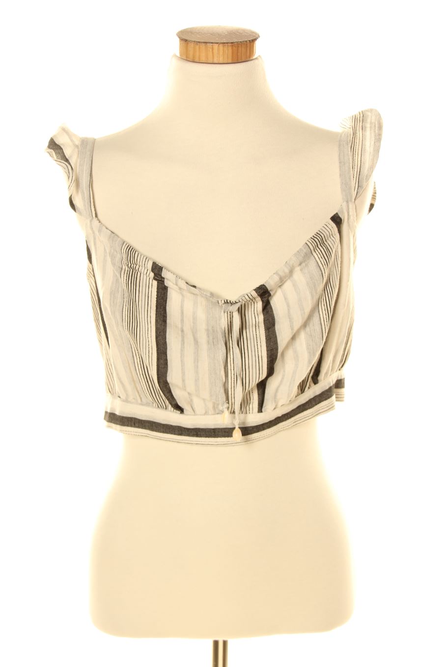 Top de Pull & Bear de la talla L, de color gris