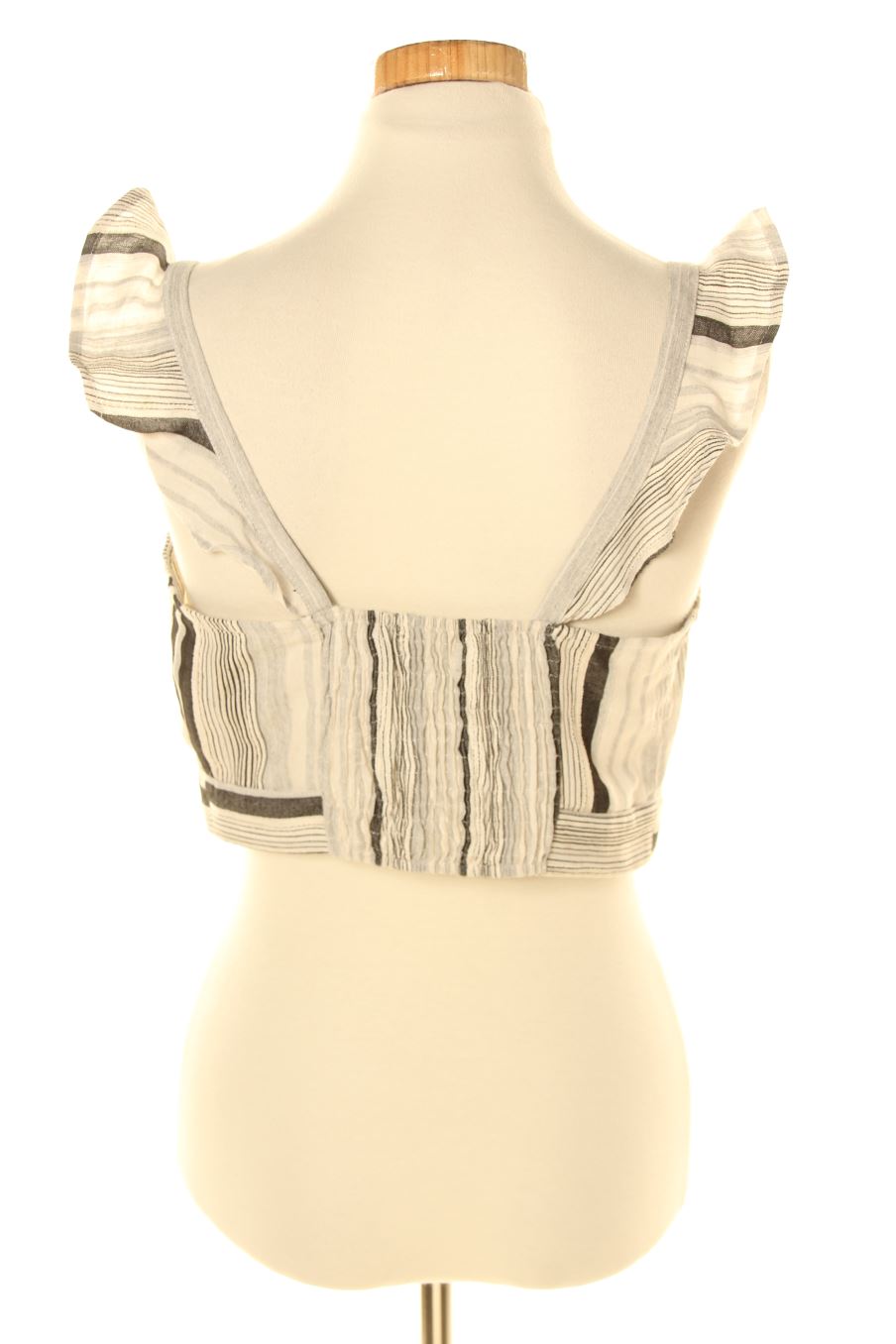 Top de Pull & Bear de la talla L, de color gris