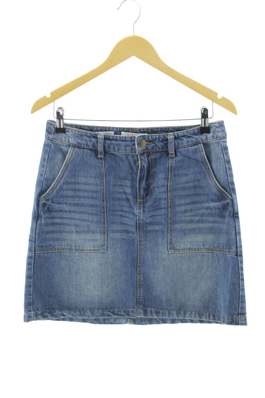 Jupe Camaieu de la taille 38, de couleur bleu de denim