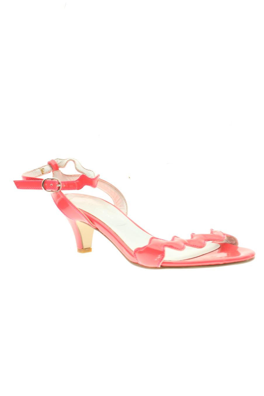 Sandalias tacon de JONAK PARIS de la talla 38, de color rosa de