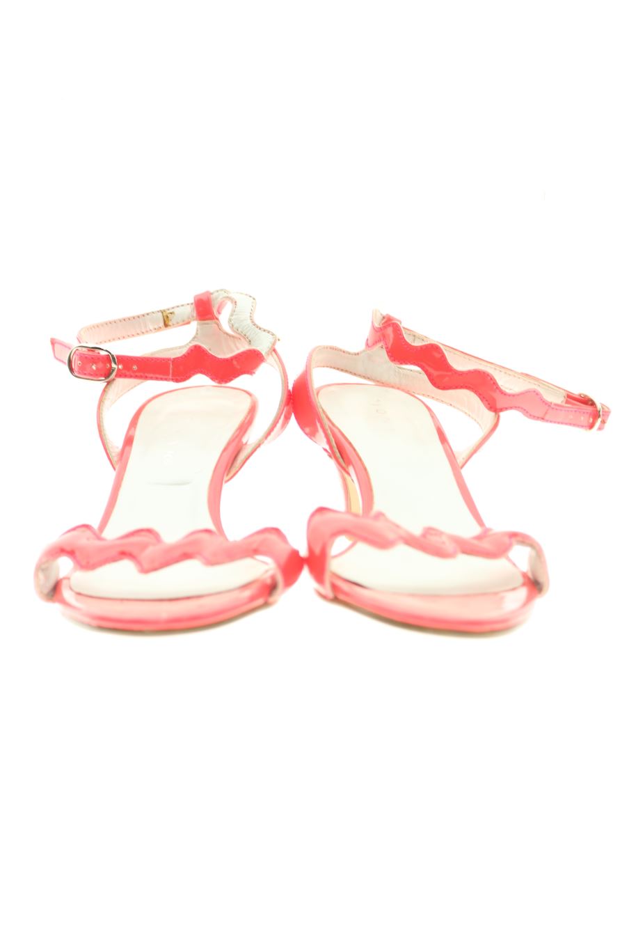 Sandalias tacon de JONAK PARIS de la talla 38, de color rosa de