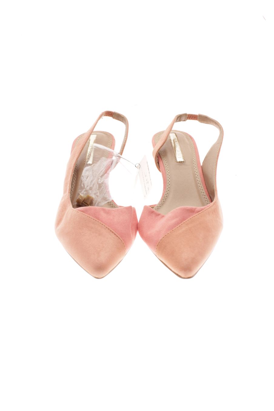 Sandalias tacon de SUITEBLANCO de la talla 38, de color coral de