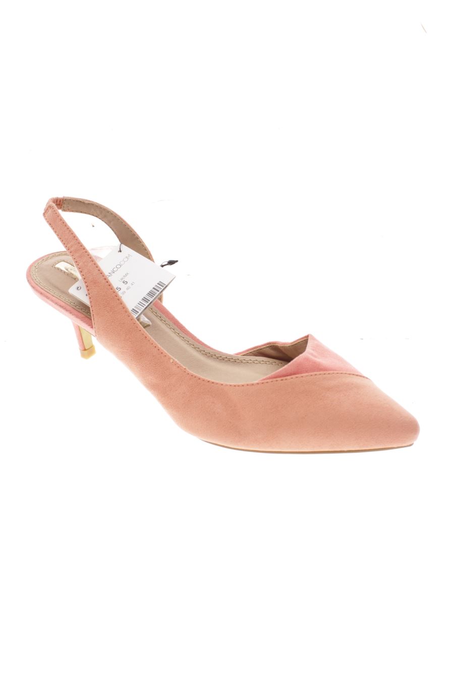 Sandalias tacon de SUITEBLANCO de la talla 38, de color coral de