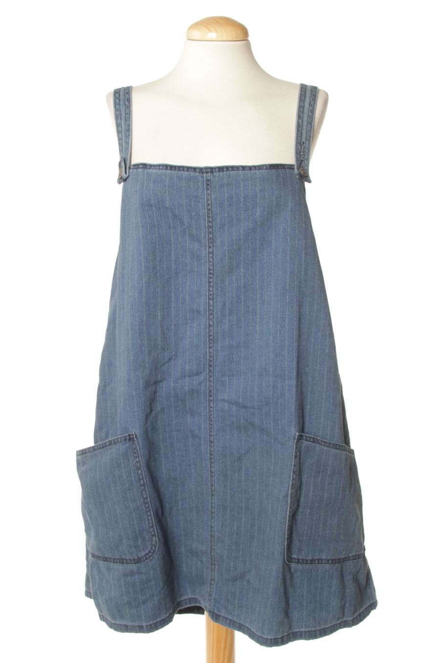 Vestido casual de Violeta (by Mango ) de la talla XL, de color azul de ropa vaquera