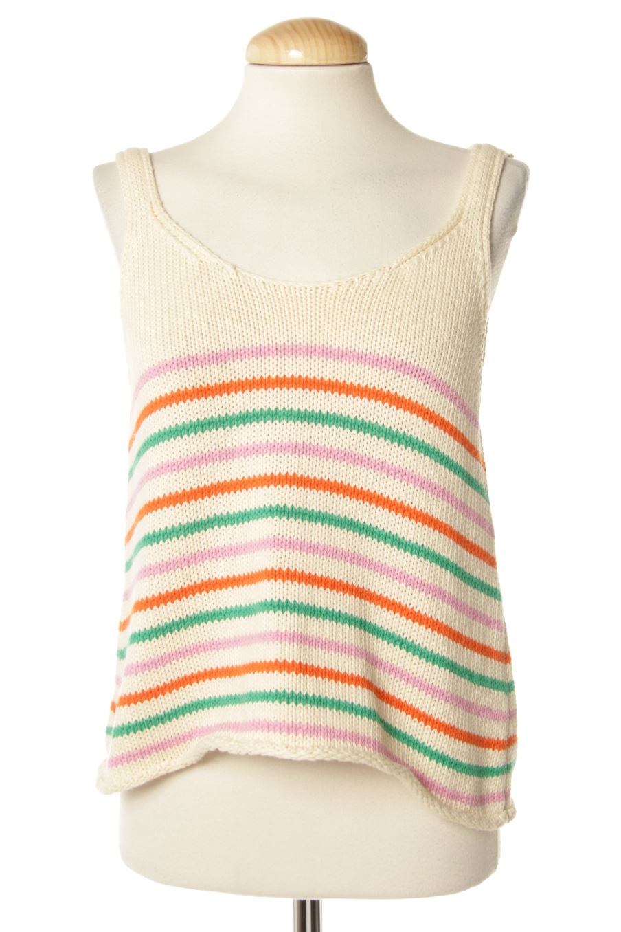 Top de Zara de la talla M, de color rayas