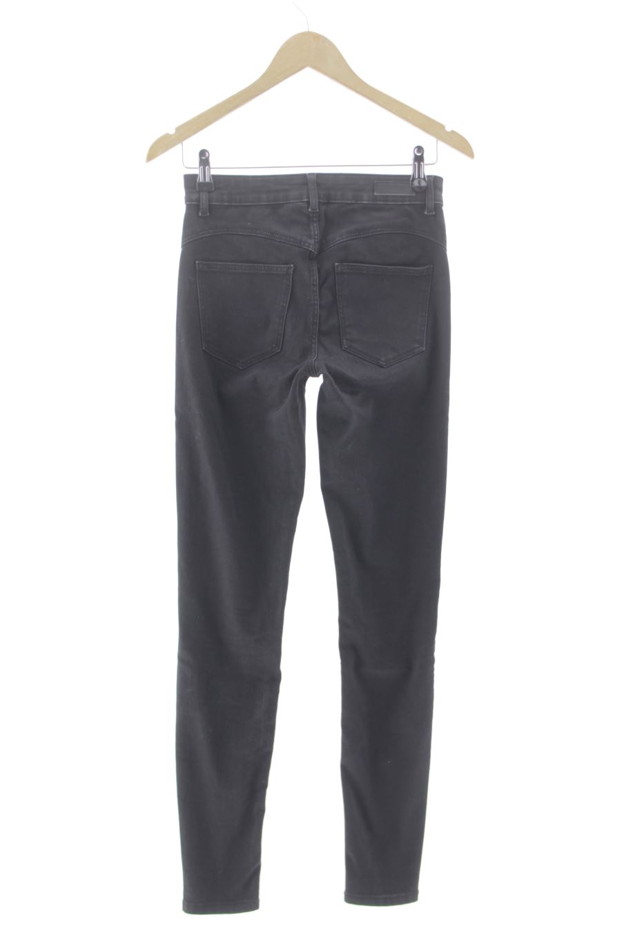 Jeans Pieces de la taille S, de couleur noir de denim