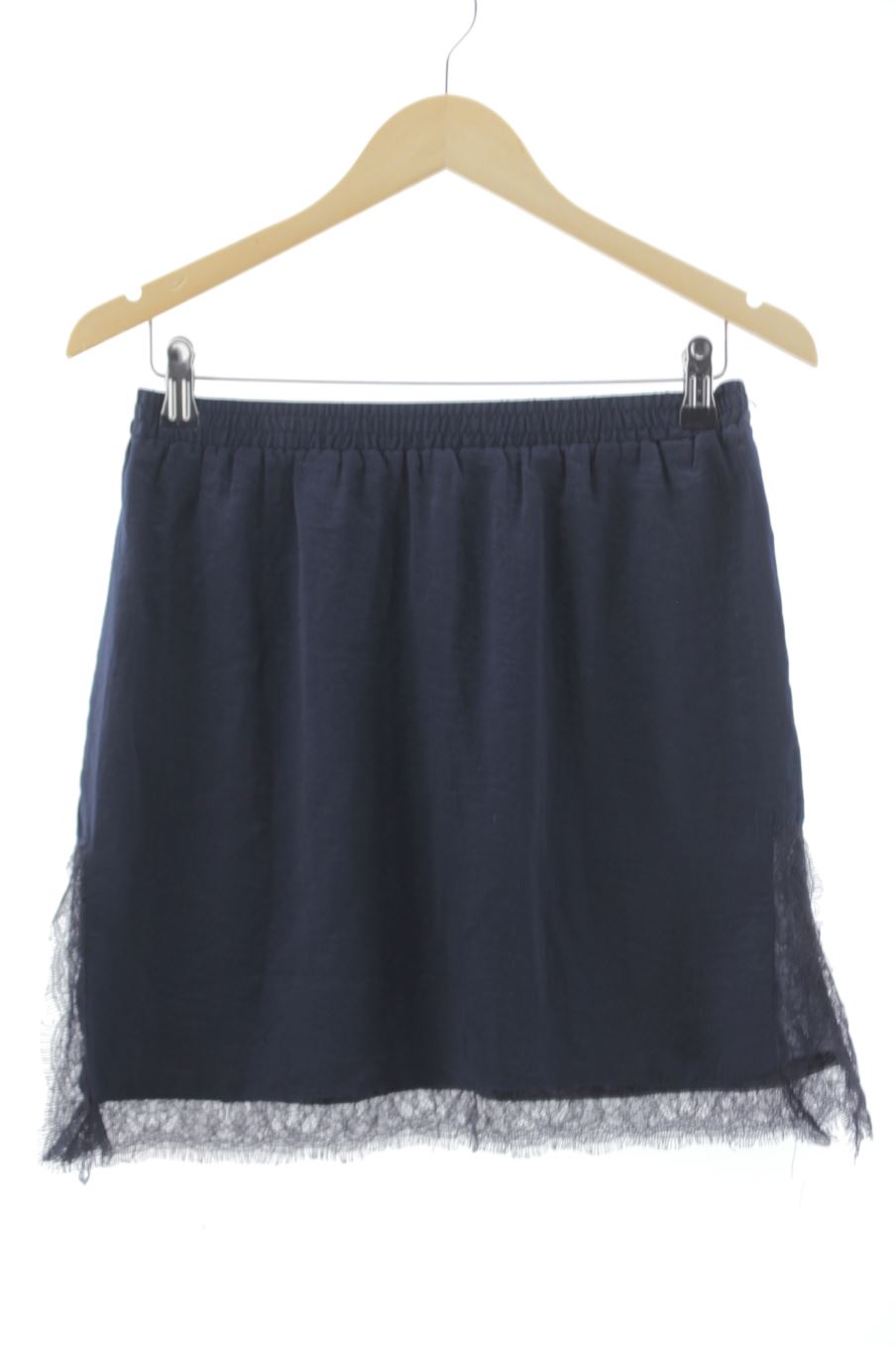 Jupe Mango de la taille S, de couleur bleu marine