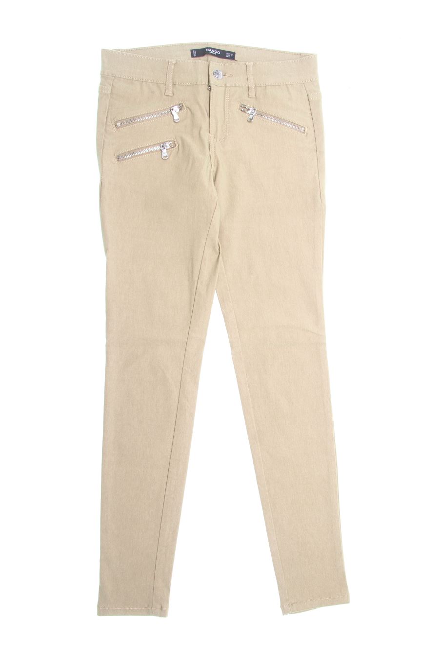 Vaqueros de Mango de la talla 34, de color verde de ropa vaquera