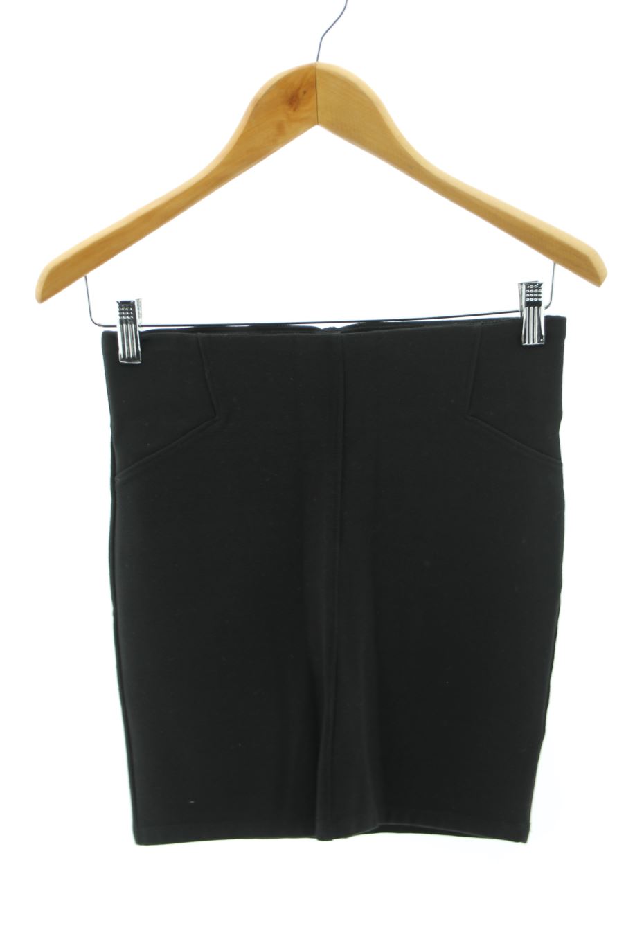 Aufwändiger Rock von Stradivarius Größe M, Farbe Schwarz, für