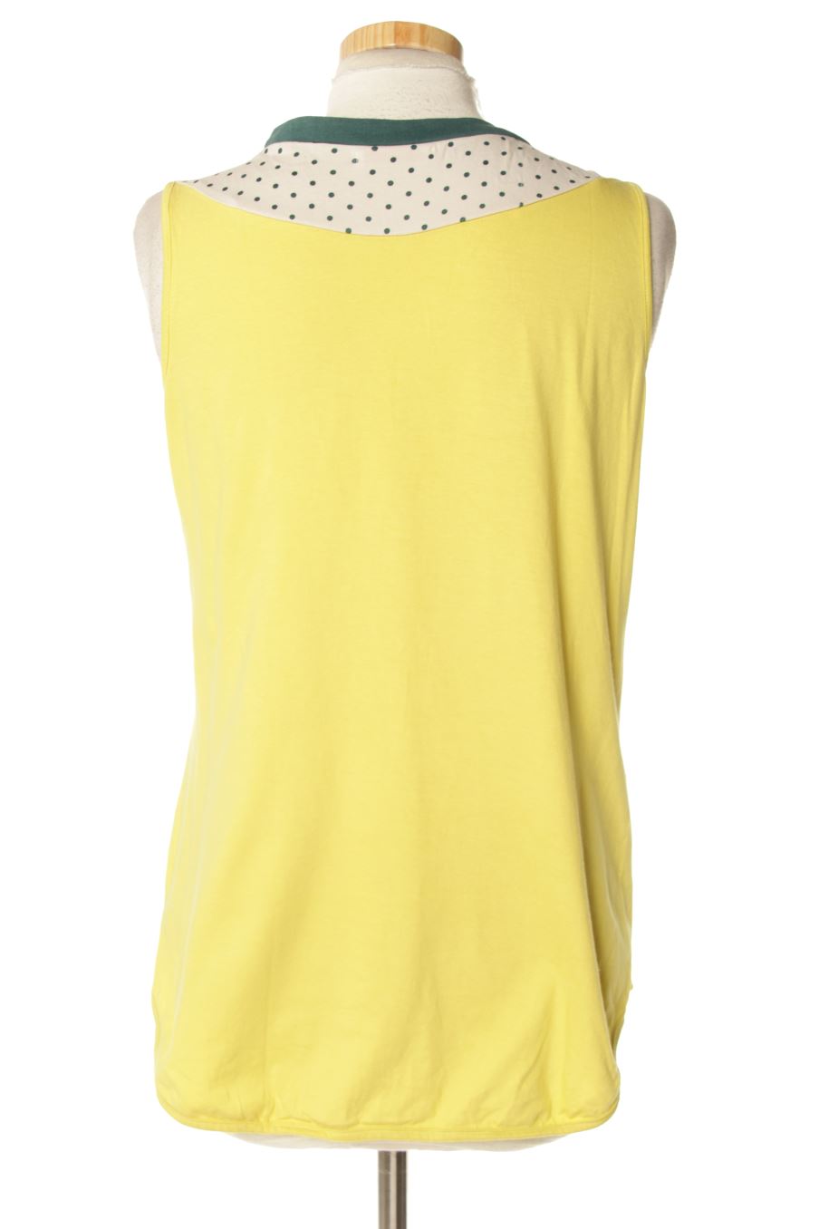 Camiseta sin mangas de Purificación García de la talla L, de color estampado